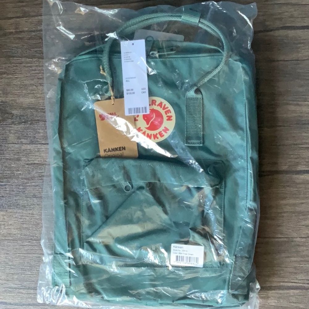 Fjallraven Kanken Backpack - Frost Green (New)